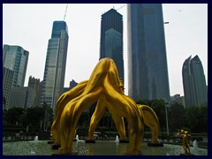 Sculpture in front of IFC 